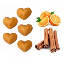 Wax melts 5 τεμαχίων με άρωμα Πορτοκάλι Κανέλα